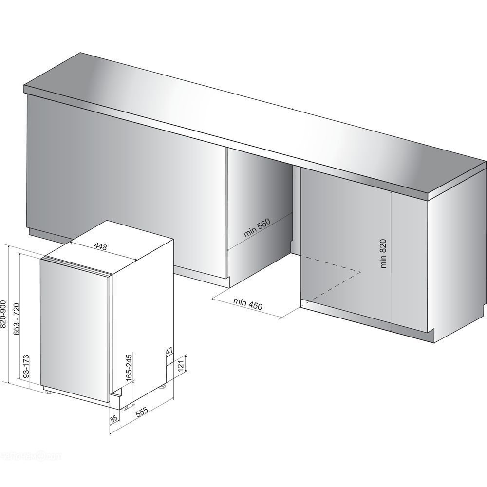 Посудомоечная машина Indesit DSIC 3M19